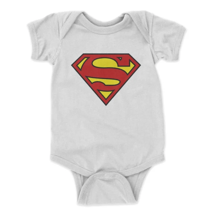 Superman-Printed-Baby-Bodysuit